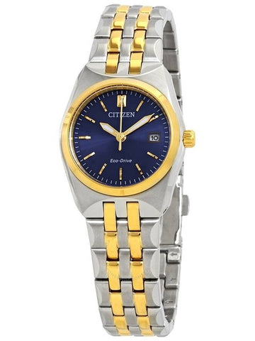 Citizen Corso Eco-Drive Blue Dial Two-tone Ladies Watch EW2294-53L - CITIZEN - BALAAN 1