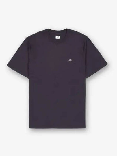 CP Company Logo Print Jersey Short Sleeve T Shirt Night Shade 17CMTS030A005100W799 - CP COMPANY - BALAAN 2