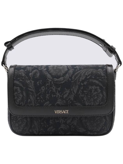 Jacquard Calf Leather Mini Bag Black - VERSACE - BALAAN 2