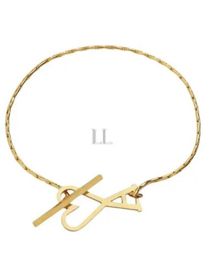 Heart Logo Bracelet Gold - AMI - BALAAN 2