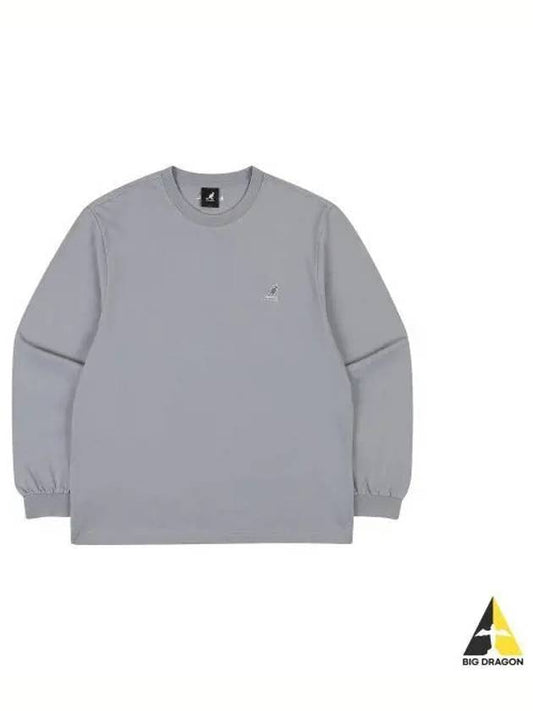 Basic long sleeve t shirt 3526 gray - KANGOL - BALAAN 1