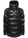 CHIABLESE logo patch hooded padded jacket black 1A001 62 5963V 999 - MONCLER - BALAAN 2