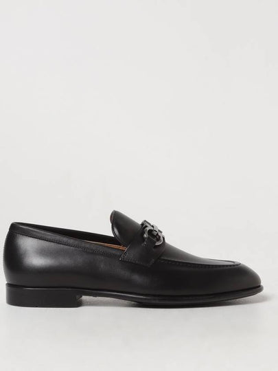 Men's Penny Calfskin Loafers Black - SALVATORE FERRAGAMO - BALAAN 2