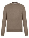 CD Icon Signature Cashmere Jersey Knit Top Brown - DIOR - BALAAN 1