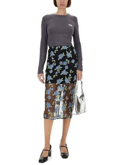 Rotate Birger Christensen Mesh Pencil Skirt - ROTATE - BALAAN 2