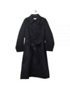 Belted Mac Coat UJK502 211 001 - AMI - BALAAN.