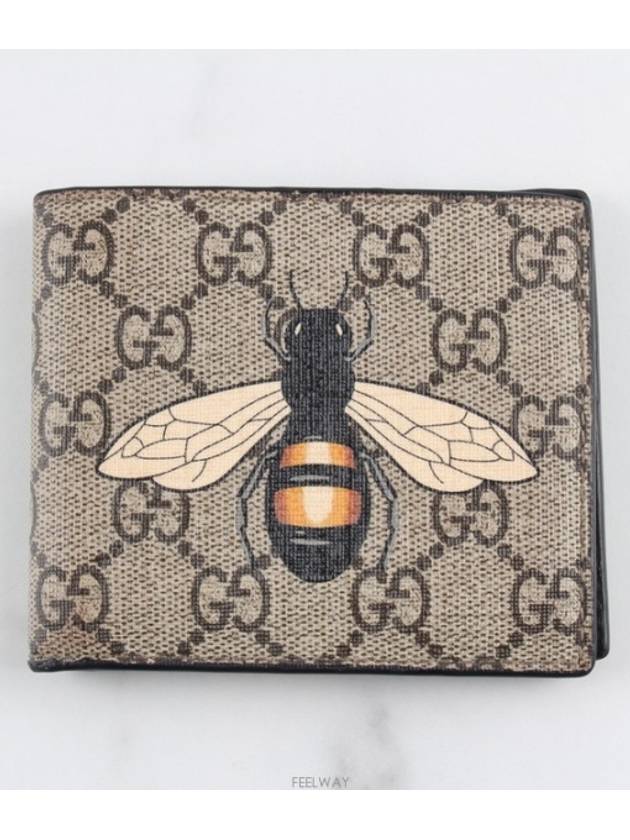 Bee GG Supreme Half Wallet - GUCCI - BALAAN 3