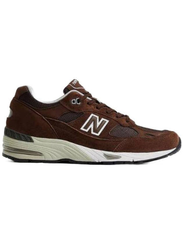 991 Low Top Sneakers Mocha Brown - NEW BALANCE - BALAAN 1