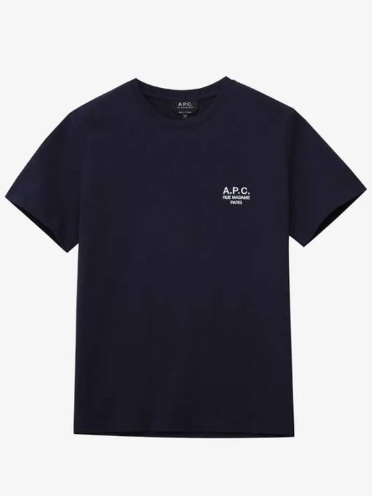 Raymond Short Sleeve T-shirt Navy - A.P.C. - BALAAN