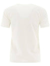 Beads Logo Round Short Sleeve T-Shirt White - MONCLER - BALAAN 3