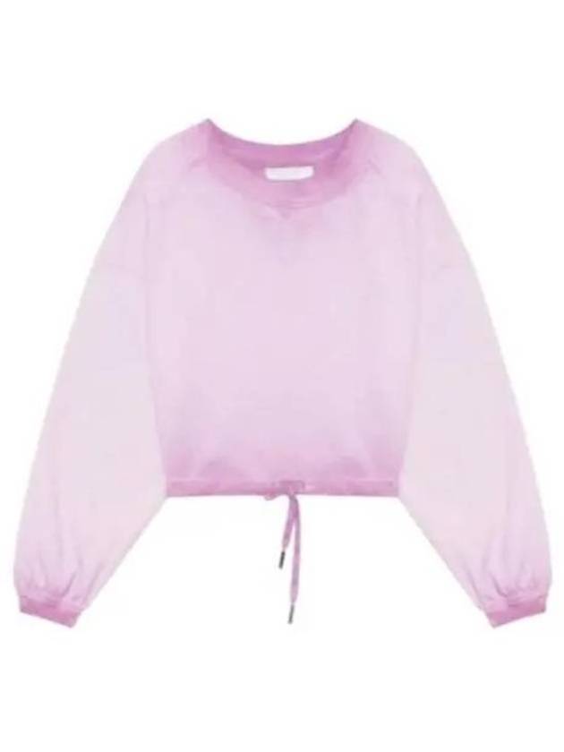 Margo Short Cotton Logo Sweatshirt Lilac - ISABEL MARANT - BALAAN 2