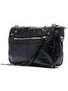 Zipper Stud Arena Lambskin Shoulder Bag Black - BALENCIAGA - BALAAN 3