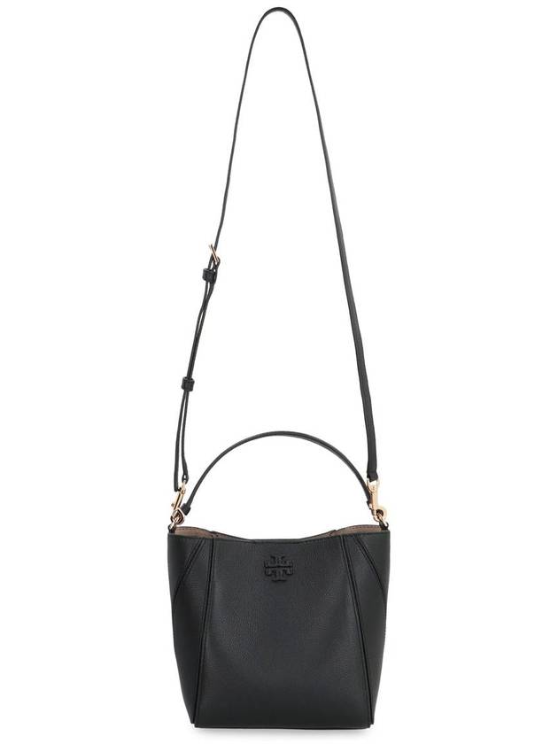 Mcgraw Logo Small Bucket Bag Black - TORY BURCH - BALAAN 6