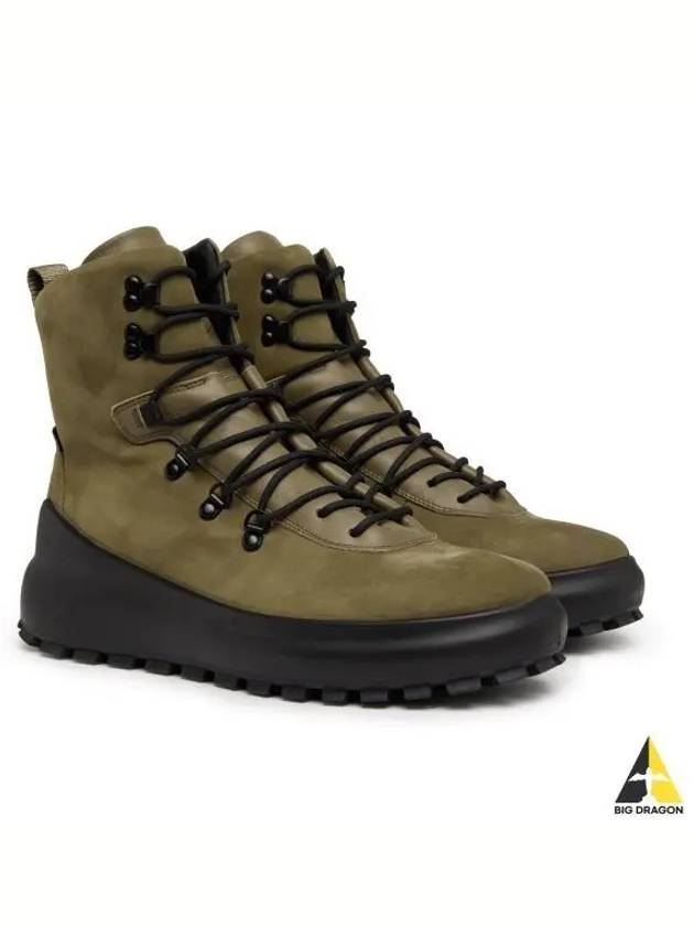 Hiking Leather Walker Boots Beige - STONE ISLAND - BALAAN 2