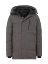 Carson Hooded Padding Parka Grey - CANADA GOOSE - BALAAN 2