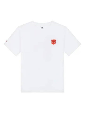 Transformers Optimus Short Sleeve T Shirt White - CONVERSE - BALAAN 1