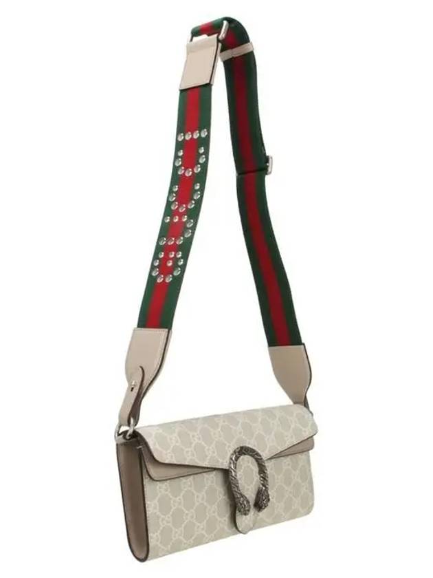 Supreme Canvas Dionysus Small Shoulder Bag Beige White - GUCCI - BALAAN 3