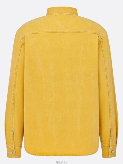 AND STONE ISLAND OVERSHIRT YELLOW COTTON - DIOR - BALAAN 2