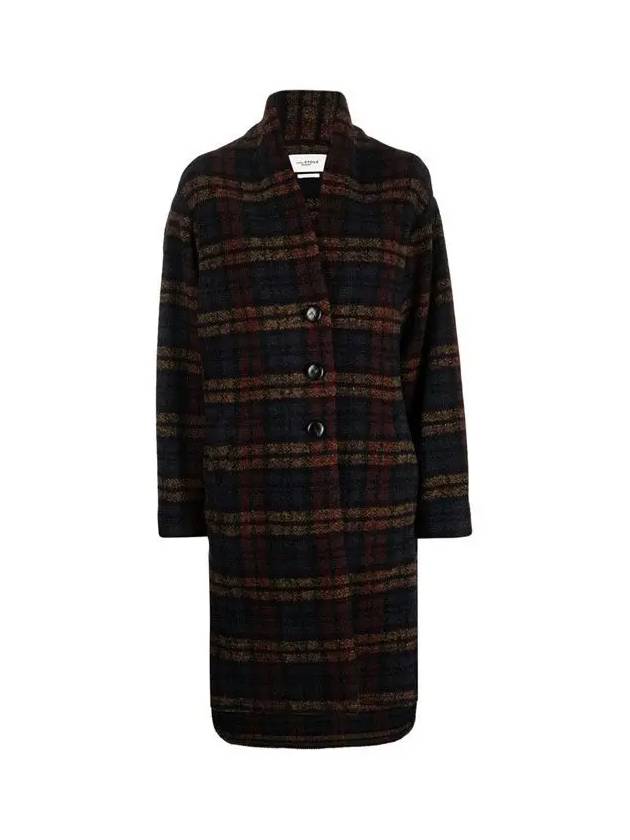 Gabriel Check Wool Coat MA1297 22A012E MUBK - ISABEL MARANT - BALAAN 2