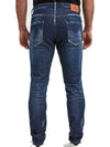 Men's Washed Maple Cool Guy Skinny Jeans Blue - DSQUARED2 - BALAAN 3