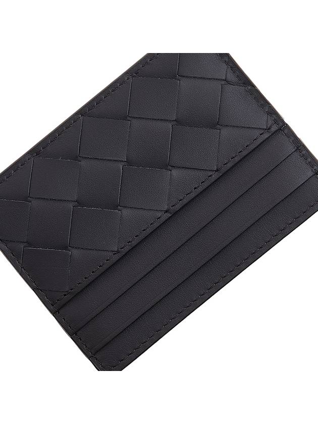 Intrecciato Leather Card Wallet Espresso - BOTTEGA VENETA - BALAAN 8