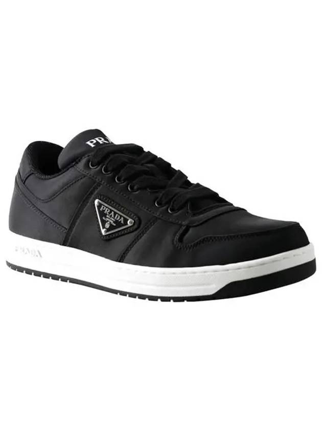 Re-Nylon Low Top Sneakers Black - PRADA - BALAAN 4