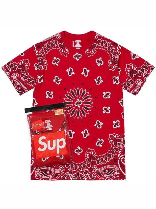 FW22A60 RD Harness Bandana Tagless 2 Pack Short Sleeve TShirt Red TShirt TSH - SUPREME - BALAAN 1