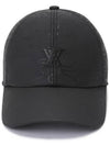 Official GLOSSY LINE BALL CAP BK - ANEWGOLF - BALAAN 4