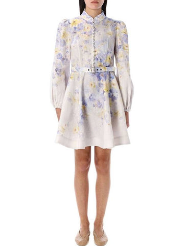 Zimmermann Crush Buttoned Mini Dress - ZIMMERMANN - BALAAN 1