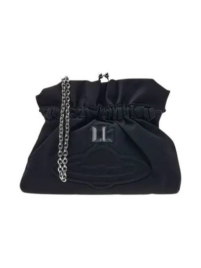 Eva Chain Small Clutch Bag Black - VIVIENNE WESTWOOD - BALAAN 2