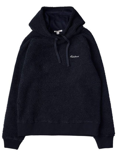 Otterburn Fleece Hooded Top Navy - BARBOUR - BALAAN 1