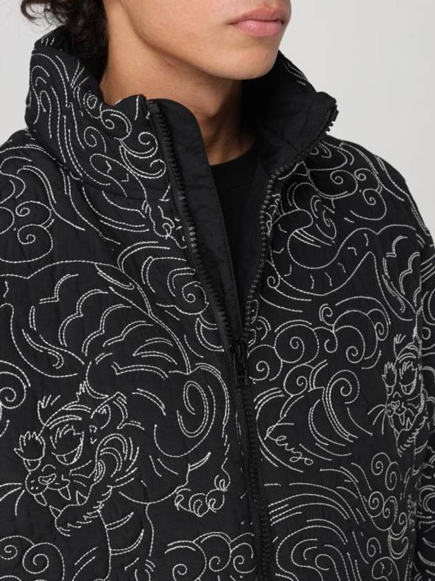 Allover Print Jacket Black - KENZO - BALAAN 5