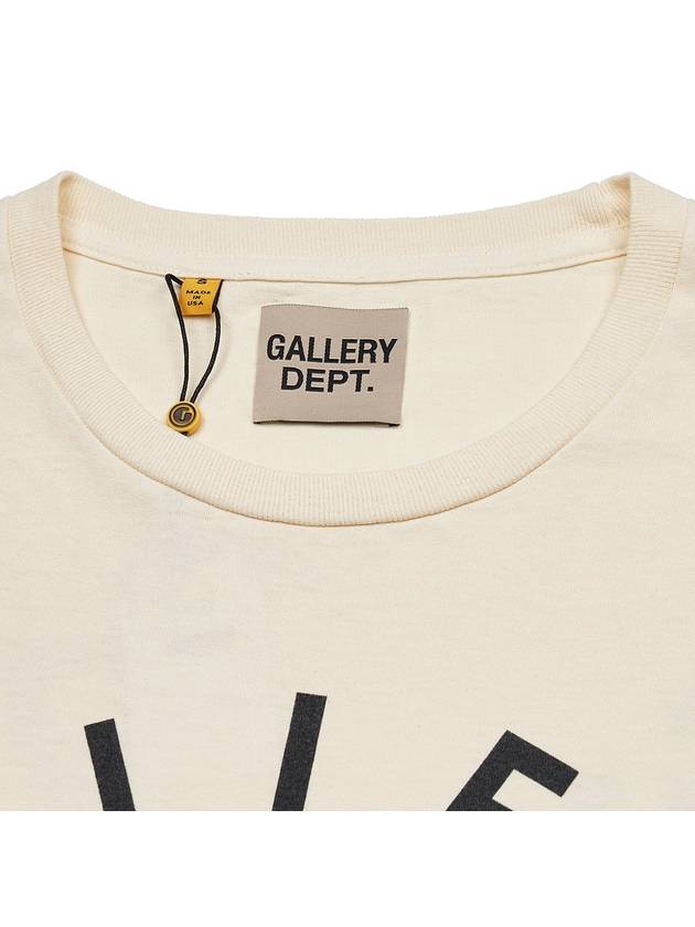 Boxing Merch Short Sleeve T-Shirt Cream - GALLERY DEPT. - BALAAN 6