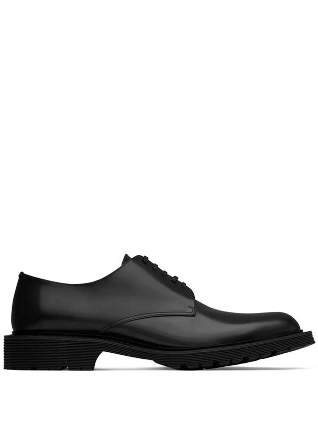 Army Lace Up Calfskin Derby Black - SAINT LAURENT - BALAAN 2