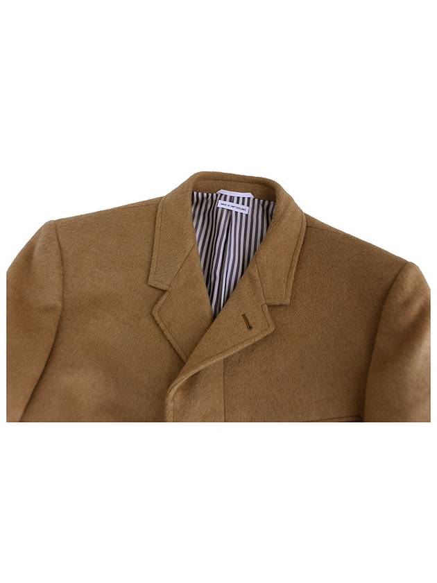 Hair Engineer 4 Bar Classic Chesterfield Single Coat Camel - THOM BROWNE - BALAAN 7