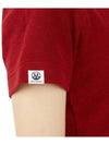 Women's Golf Montrose Short Sleeve PK Shirt Red - HORN GARMENT - BALAAN 11