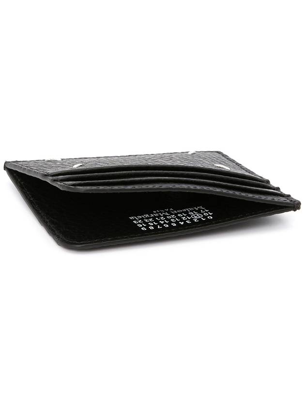 Stitch Card Wallet Black - MAISON MARGIELA - BALAAN 5