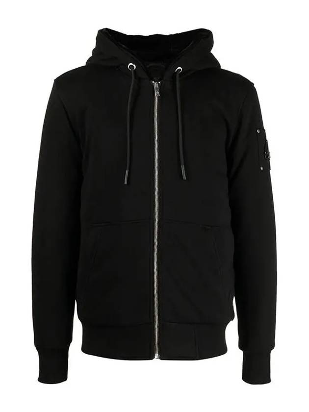 Classic Bunny Zip Up Hoodie Black Lining Black - MOOSE KNUCKLES - BALAAN 2