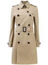 Women's Harbon Half Trench Coat Beige - BURBERRY - BALAAN 1