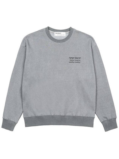 Pigment Sweat Shirts Gray - APEGO SPORTS - BALAAN 1