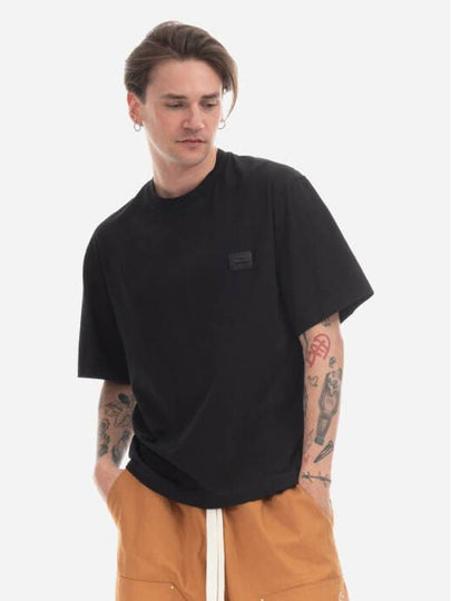 Slim Drop Short Sleeve T-Shirt Black - NEIL BARRETT - BALAAN 2