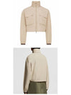 1A00093 549P3 20J LEDA Hooded Pocket Windbreaker Beige Women s Jacket TJ - MONCLER - BALAAN 4