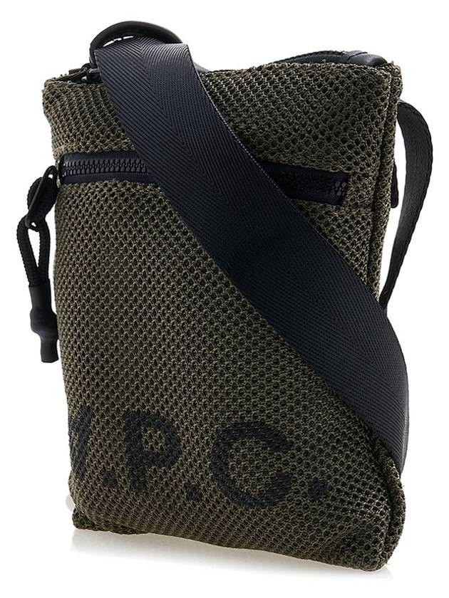 VPC Logo Mesh Cross Bag Khaki - A.P.C. - BALAAN 3