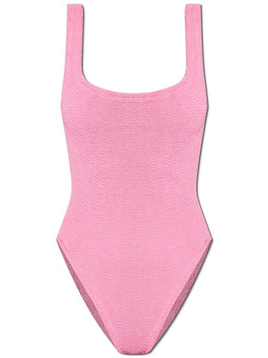 Hunza G One-piece Swimsuit, Women's, Pink - HUNZA G - BALAAN 1