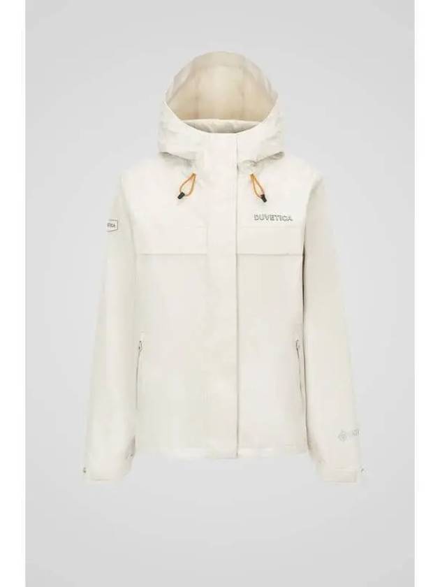 Obsidian W Ivory Women s Waterproof Jacket - DUVETICA - BALAAN 1