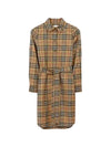 Vintage Check Belted Short Dress Beige - BURBERRY - BALAAN 3