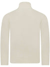 Lambswool GRS Zipped Cardigan White - CP COMPANY - BALAAN 3