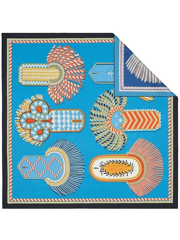 Epaulettes Gala Reversible 90 Scarf - HERMES - BALAAN 1