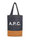 Logo Denim Axelle Tote Bag Navy - A.P.C. - BALAAN 2