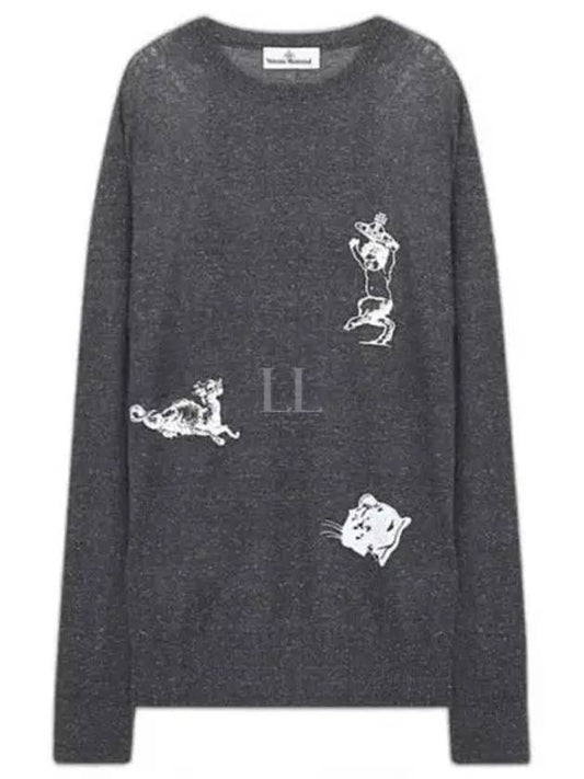 Chimera Jumper Knit Top Grey - VIVIENNE WESTWOOD - BALAAN 2